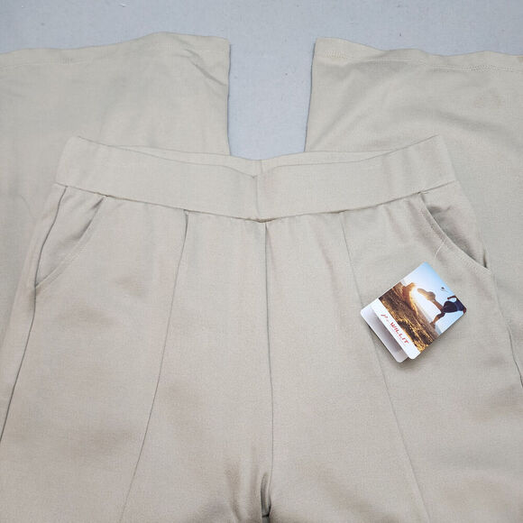 Willit Women's Khaki Tan Wide Leg Pants Sz M - NWT - Picture 3 of 4